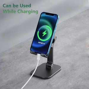 Portable <b>Desktop</b> Phone Holder Adjustable Mobile Phone Holder Mini Foldable Phone <b>Stand</b> - Product Image 4