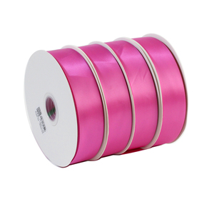 Grosir 4cm/2 inci gulungan pita Satin satu sisi untuk pengemasan hadiah, pembungkus Natal, pesta ulang tahun, dekorasi liburan - Product Image 4