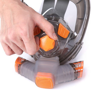 Máscara de <span class=keywords><strong>Snorkel</strong></span> Facial Completa Antivaho para Adultos, para Buceo Profundo con Cilindro de Oxígeno - Product Image 3