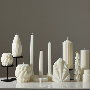 Moldes de Silicona para Hacer Velas, Molde para Velas de Pilar Early Riser, Diseño Único de Gota de Lluvia en Espiral, Moldes de Plástico, Suministros para Manualidades - Product Image 2