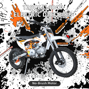 Harmonywin Lightweight All-Terrain 125cc/140cc Gasoline Dirt <b>Bike</b> 4 Stroke <b>Engine</b> Brushless 61-80km/h for Adults Children - Product Image 2