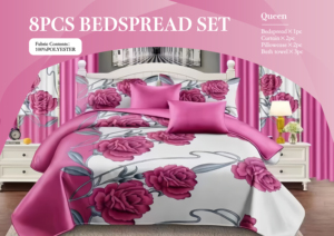 ODM/OEM Polyester 3PCs/5PCs/8pcs/10pcs/11pcs/13pcs/15pcs/24pcs/30pcs nhà dệt may sâu tấm thiết lập in bedspread thiết lập - Product Image 6