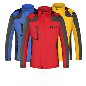 Boş su geçirmez rüzgar kesici açık ceket özel logo su geçirmez rüzgarlık ceketler artı boyutu erkek kadın ceketler erkekler için