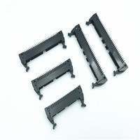 Konektor DC2 2.54mm Tipe Lurus/Sudut Kanan Berlapis Emas dan Timah Setengah, Tipe Latch Kecil