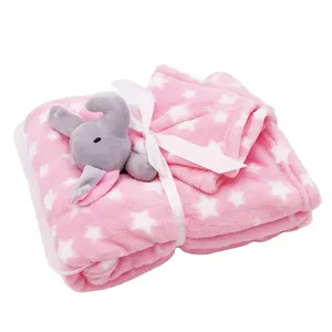 Thiết Kế Mới Tùy Chỉnh Giá Thấp Chất Lượng Cao Mềm Mại Thoải Mái Em Bé Chăn Với <span class=keywords><strong>Elephant</strong></span> An Ninh Chăn Cho Trẻ Sơ Sinh - Product Image 2