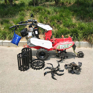 Mini Farm Cultivator <b>Machine</b> with Engine and Attachments for Agricultural Use - Product Image 2
