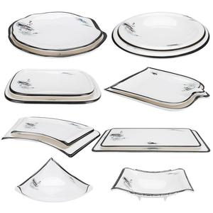 Platos Irregulares de Melamina Misty Jiangnan para Restaurantes Chinos, Hoteles y Servicio de Platos Fríos - Product Image 4
