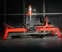 Banc de musculation professionnel en acier à charge libre pour les hanches, les cuisses et les fessiers, pour les jambes et le dos - Durable et réglable