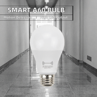 Fabricantes de China Smart A60 LED Bombilla Sensor de movimiento Iluminación interior 5/7/912W Sensor de radar de microondas Aluminio E27 Oficina