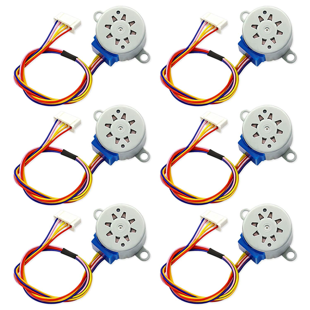 24BYJ48 Stepper Motor 5V 12V 4 Phase 5 Wire DC Reduction Gear Motor for CCTV Camera PTZ Air Conditioner