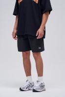 Shorts en velours côtelé nylon/coton avec taille élastique, respirants, décontractés, taille mi-haute, imprimé lettres brodées, très tendance