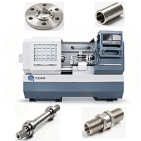 Equipo de Procesamiento de Torno CNC Multifuncional Totalmente Automático, Máquinas Athes Modelo CK6140, Puede Usarse para Mecanizar Roscas