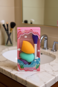 Grenobil Makeup Sponge Set 4 Pcs Washable Beauty Tools For Face Application - Product Image 2