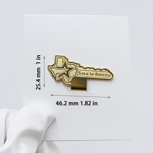 कस्टम धातु एनमेल टोपी पिन गोल्फ बेसबॉल टोपी ब्रेम क्लिप के साथ श्रृंखला फ्रेम पिन सीमा - Product Image 5