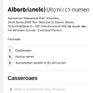 Plat à gratin en aluminium 24 cm Série 2000 avec revêtement antiadhésif pour cuisinières à gaz et électriques - Product Image 2