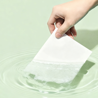 Pas de déversements, pas de gâchis, feuilles de détergent à lessive biodégradables sans plastique