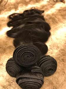 Qualité brésilienne 12A trame de cheveux indiens vierges Premium non transformés Style de vague de corps naturel droit brésilien produit de gros - Product Image 5