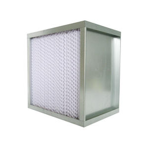 高効率H13 H14 HEPAフィルター 85%-99.999%0.3μm ラミナーフローフード ディーププリーツデザイン 環境に優しい 新型HVAC AHU換気システム - Product Image 3
