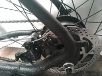 Bicicleta de Carretera WindChaser de Carbono con Batería de Litio de 10AH, Motor Central de 350W, Frenos de Disco de 7 Velocidades, Cuadro de Aleación de Aluminio
