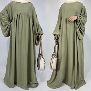 Premium Crepe Closed Butterfly <strong>Abaya</strong> with Ballon Sleeve Wholesale Islamic Clothing for Women Muslim Dress Ramadan Eid <strong>Abaya</strong> - Product Image 4
