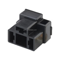 Funda de carcasa de goma para conector de coche H4 adecuada para enchufe de arnés de cable negro de alta corriente