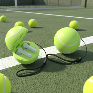 Auricolari TWS Wireless OEM Creativi e alla Moda a Forma di Pallone da Calcio, Regali <span class=keywords><strong>per</strong></span> Atleti e Festival - Product Image 2