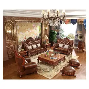 Elegant classic luxury European living room furniture