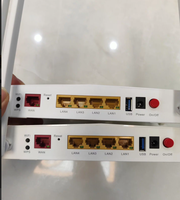 Router Inalámbrico JINGLAI E8820S Usado con Firmware Openwrt, Doble Banda 2.4G y 5G, AC1200 WiFi-5, Conector SC, FTTH, 4 Puertos LAN + 1 Puerto USB