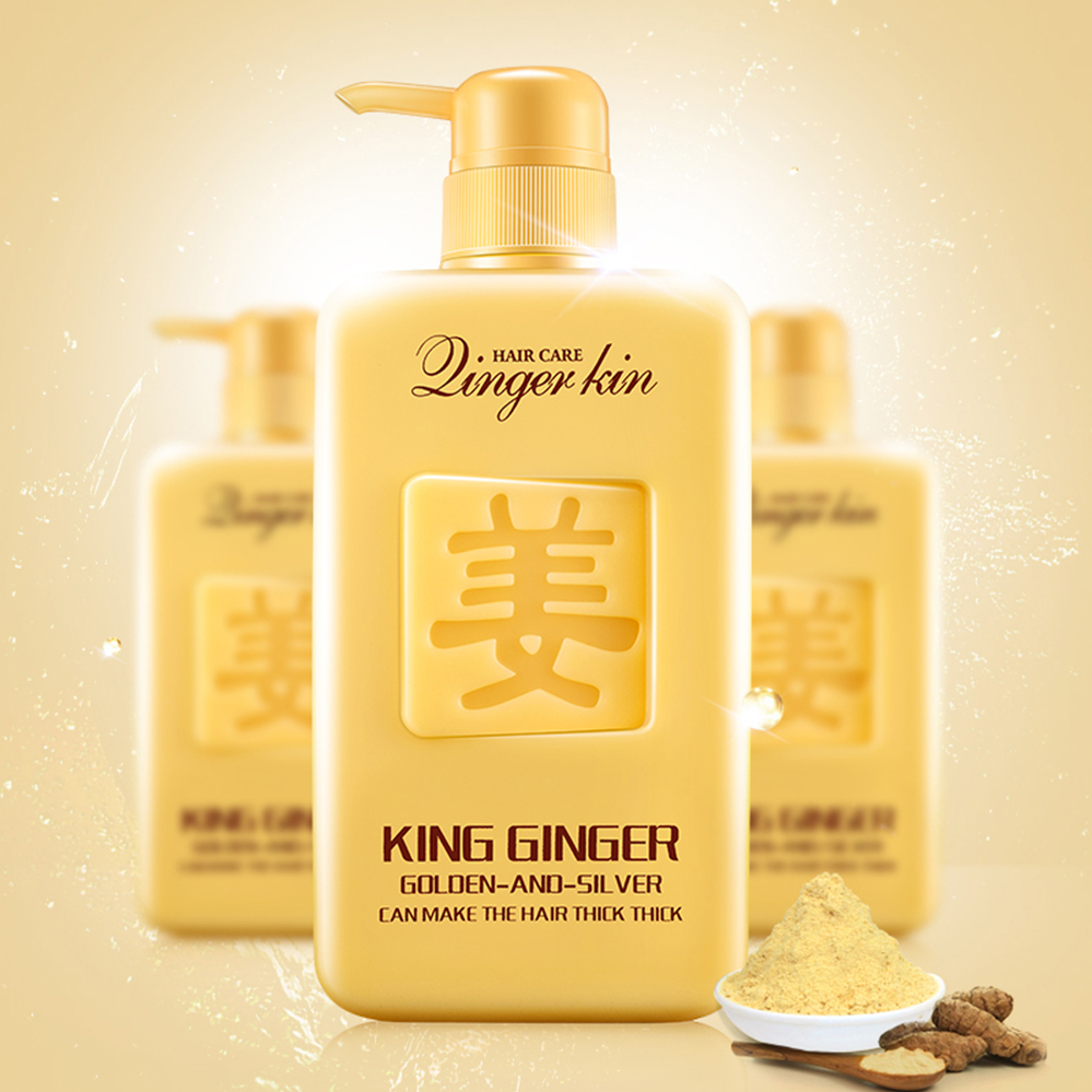 Оптовая продажа, фирменный шампунь против выпадения волос Ginger, делает ваши волосы густыми