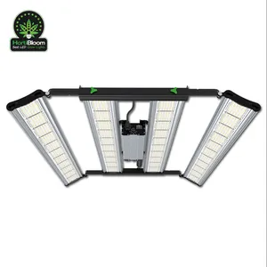 Novo Design Comercial Espectro Completo 720W 660nm Lâmpada Dobrável LED Plantas Crescer Luz