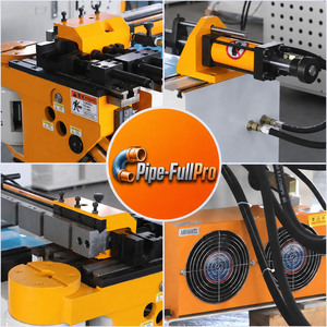 Machine à cintrer les rouleaux semi-automatique SB38-CNC-2A-1S pour tubes métalliques rectangulaires en acier inoxydable et en aluminium - Product Image 4
