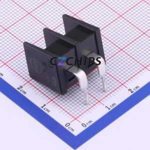 KF35R-8.25-2P Barrier Terminal Block Bent Lead Through Hole,P=8.25mm Connector Two Sides 8.25mm 1x2P Right Angle Pin - Product Image 2