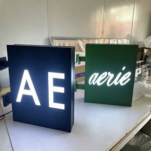 Customized LED signboard <b>light</b> boxes with double-sided 3D acrylic lightbox display <b>panels</b>, suitable for restaurant, cafe, and sh - Product Image 2