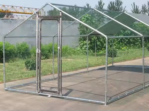 Nhà Máy Giá Ngoài Trời Lớn Dây Thép Lưới Lồng Gà Bền Gia Cầm Lồng Gà Coop Chạy Cho Trang Trại - Product Image 3