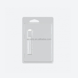 Eko dostu biyobozunur geri dönüşümlü özel boyut şeffaf sürgülü arabaları boş 0.5ml 1ml 2ml 3ml kapaklı Blister paketi - Product Image 3