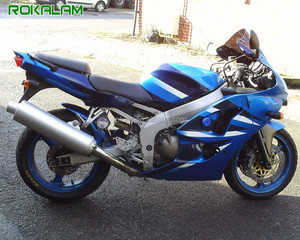 Para <span class=keywords><strong>Kawasaki</strong></span> piezas de moto carenados <span class=keywords><strong>NINJA</strong></span> 636 <span class=keywords><strong>ZX6R</strong></span> ZX-6R ZX 6R 98 <span class=keywords><strong>99</strong></span> 1998 1999 azul negro blanco carrocería carenado kit de - Product Image 1