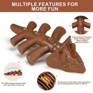 एक लोकप्रिय क्रॉस-बॉर्डर ई-कॉमर्स विक्रेता, एक हड्डी से बना एक टिकाऊ कुत्ता खिलौना प्रदान करता है। - Product Image 4