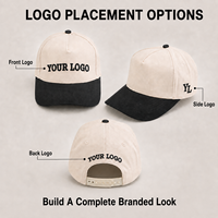 Gorra de Béisbol Personalizada con Bordado, 5 Paneles, Estructurada, de Algodón, con Cierre a Presión, con Logotipo Bordado en 3D para Marca de Ropa Urbana, Venta al Por Mayor