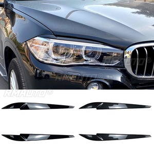 Auto <b>Head</b> Light Lamp Eyelids Eyebrow Headlight Decoration Car <b>Styling</b> Trim for BMW X5 X6 F15 F16 2014-2018 Car Accessories - Product Image 2