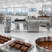 Machine à tempérer et à faire fondre le chocolat automatique haute performance en acier inoxydable 304 pour usage industriel, compatible avec les fruits frais, surface lisse