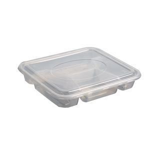 Disposable Lunch Box Rectangle 50 Or 150 <b>Plastic</b> Food Storage <b>Container</b> For Takeout Bento Packaging - Product Image 4