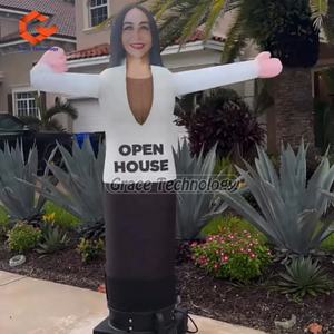 Горячая распродажа: надувной танцор-гигант в виде человеческого лица (моё лицо, твой лицо) для промоакций - Product Image 2