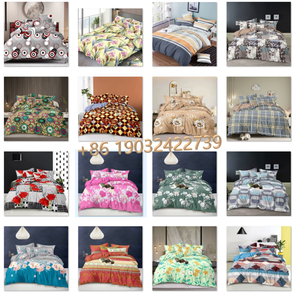 Usine Chinoise Gros Draps de Lit Pas Chers Parures de Lit à Motifs Floraux 100% Polyester Draps Plats en Stock Taille King - Product Image 2