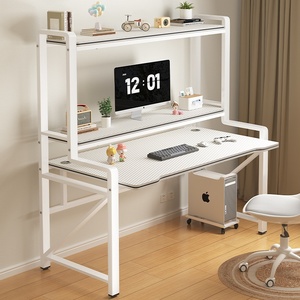 Moderna scrivania per Computer a doppio motore semplice in stile legno pannello da scrivania per la casa studio ufficio <span class=keywords><strong>E</strong></span> camera da letto per <span class=keywords><strong>E</strong></span>-sport di scrittura - Product Image 3