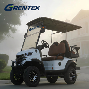 Voiturette de golf électrique GRENTEK 4 places, véhicule électrique certifié CE pour les routes non publiques - Product Image 1