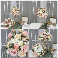Fleurs artificielles en gros, violettes, roses et blanches, pour la décoration de la maison, les centres de table de mariage et les décorations florales de fête