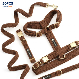 Personalized Designer Sherpha Teddy Set Pet Collars & <b>Leashes</b> <b>Leash</b> No Pull Custom <b>Dog</b> Harness Manufacturer - Product Image 3