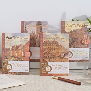 <span class=keywords><strong>Livre</strong></span> <span class=keywords><strong>de</strong></span> poche rétro <span class=keywords><strong>de</strong></span> Pissarro, vue <span class=keywords><strong>de</strong></span> la rue, haute valeur chromatique, <span class=keywords><strong>livre</strong></span> <span class=keywords><strong>de</strong></span> planification, épaissi, couverture rigide, extrait, cadeau pour fille - Product Image 6