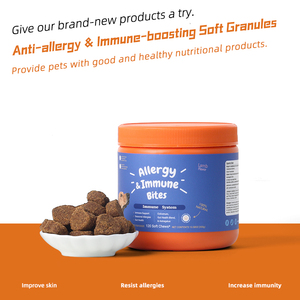 बिल्लियों और कुत्तों के लिए एलर्जी प्रतिरक्षा विरोधी हाइपोएलर्जेनिक नरम chews स्वास्थ्य कोलोस्ट्रम आंत स्वास्थ्य प्रोबायोटिक्स - Product Image 2