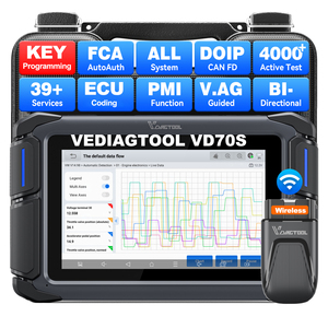 Vdiagtool vd70s ô tô ECU mã hóa Thiết bị OBD bi Directional Scanner thông minh immo Key lập trình máy cho tất cả các phím bị mất - Product Image 1